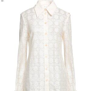 Sportmax Long Sleeve Button Down Shirt Size L